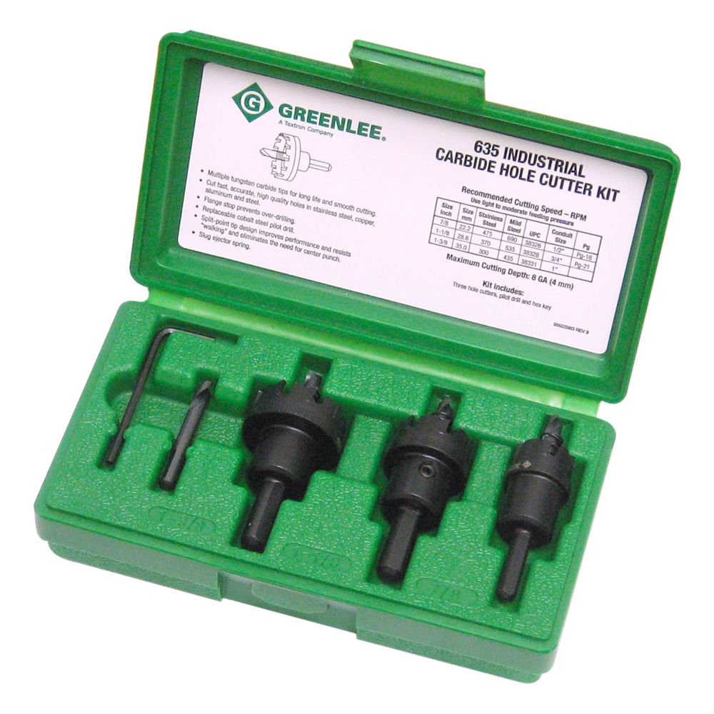 Greenlee Carbide Hole Saw Kit